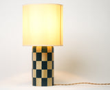 LAMPADA DA TAVOLO BLU PETROLIO