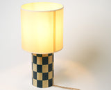 LAMPADA DA TAVOLO BLU PETROLIO